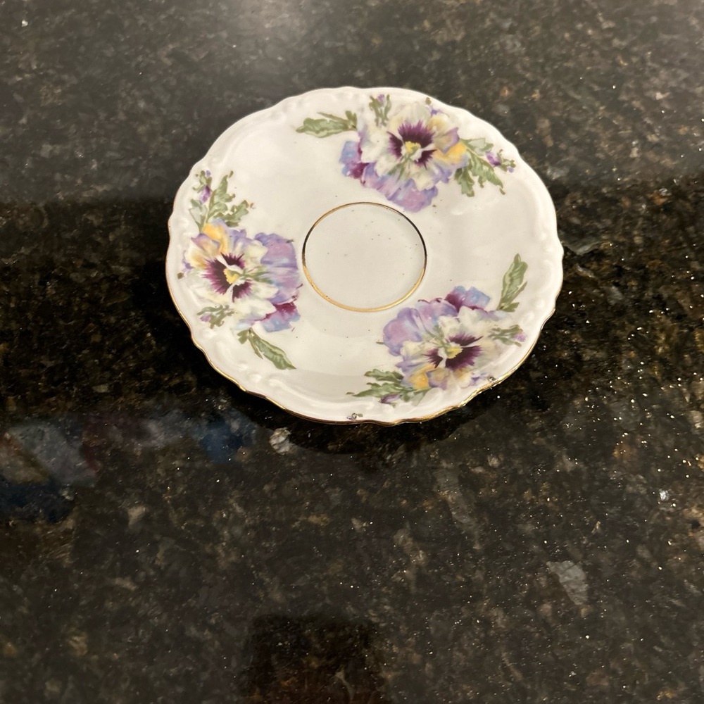 Vintage German-made Fine Bone China Plate